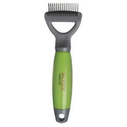 Moser Trim- En Klittenkam - Hondenvachtverzorging - 30x55x190 Mm Groen Grijs