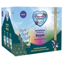 Renske Variatiebox Beyaz - Hondenvoer - Kip Lam Kalkoen 30x185 G Graanvrij