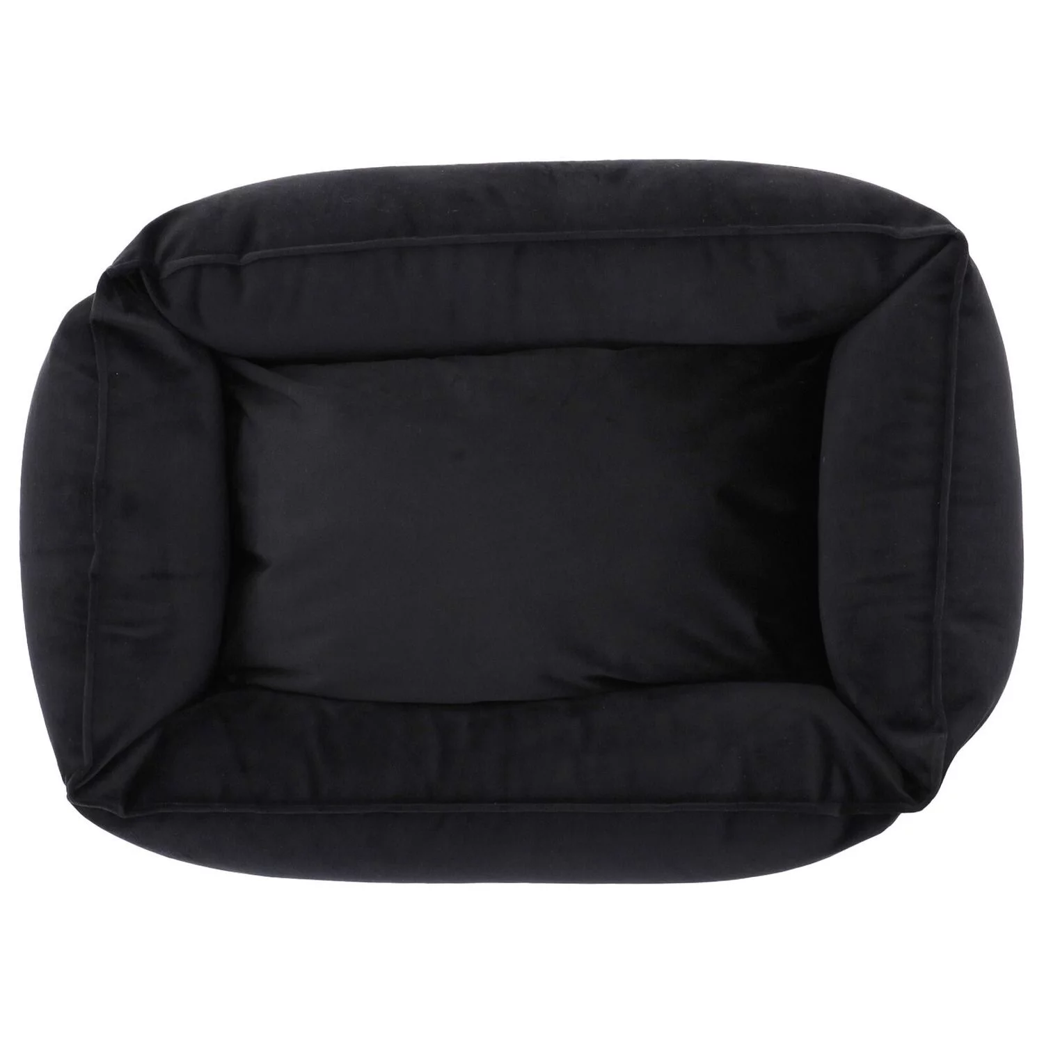 Wooff Mand Cocoon Velours Zwart - Hondenmand - Afbeelding 2