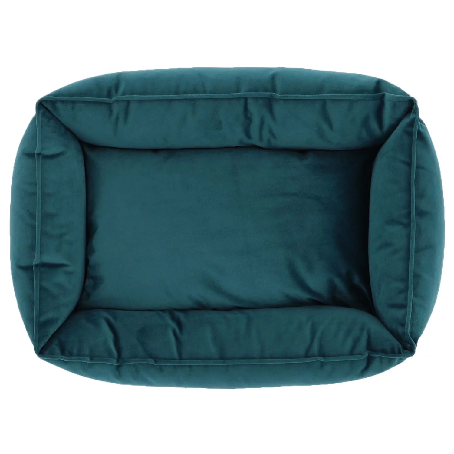 Wooff Mand Cocoon Velours Petrol - Hondenmand - Afbeelding 2