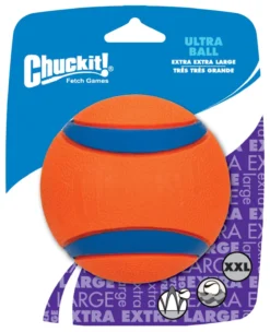Chuckit! Chuckit Ultra Ball - Hondenspeelgoed - Ø10 Cm Oranje Blauw Xxl
