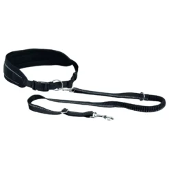 Trixie Hardloopgordel Zwart - Hondenhardlooplijn