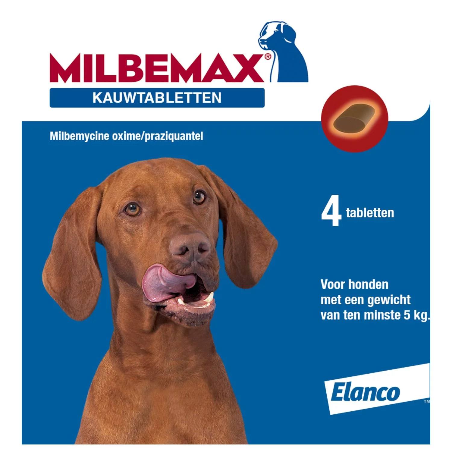 Milbemax Milbemax Kauwtablet Hond Vanaf 5kg - Anti Wormenmiddel - 28 G 4 Stuks Vanaf 5 Kg - Afbeelding 3