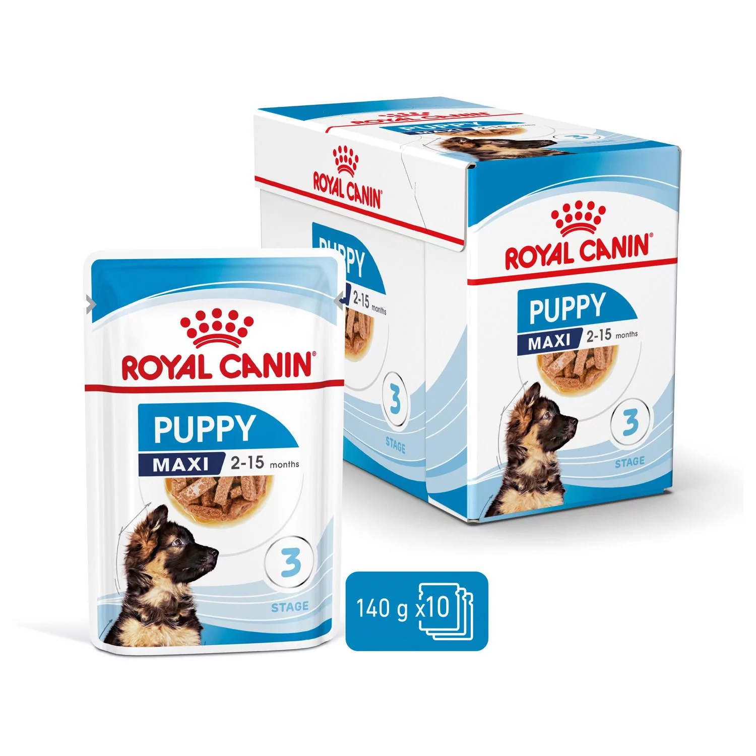 Royal Canin Maxi Natvoer - Puppy-Hondenvoer - 10x140 G - Afbeelding 2