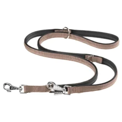 Adori Traininglijn Nylon Soft Bruin&Zwart - Hondenriem