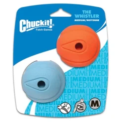 Chuckit! Chuckit Whistler Balls - Hondenspeelgoed - Ø6 Cm Blauw Oranje M