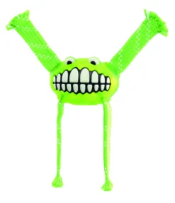 Rogz Grinz Flossy Lime - Hondenspeelgoed