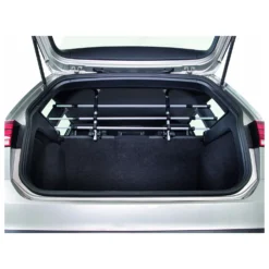 Trixie Autorek Met Hoofdsteun Fixatie - Hondenautoaccessoire - 96x163 Cm Zilver Zwart