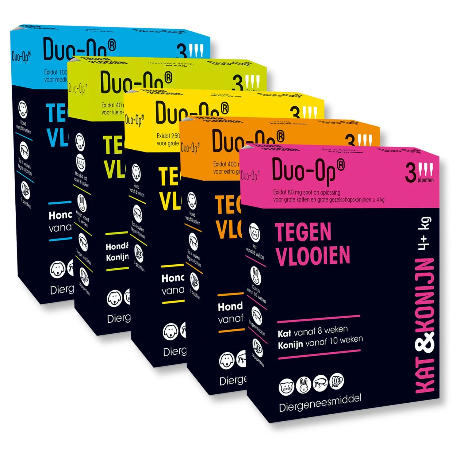 Duo-Op 100mg Hond Tegen Vlooien 4-10 Kg - Anti Vlooienmiddel - 3 Pip - Afbeelding 2