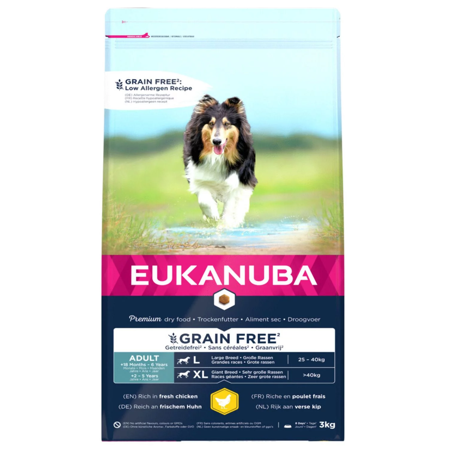 Eukanuba Adult Large Grain Free Kip - Hondenvoer