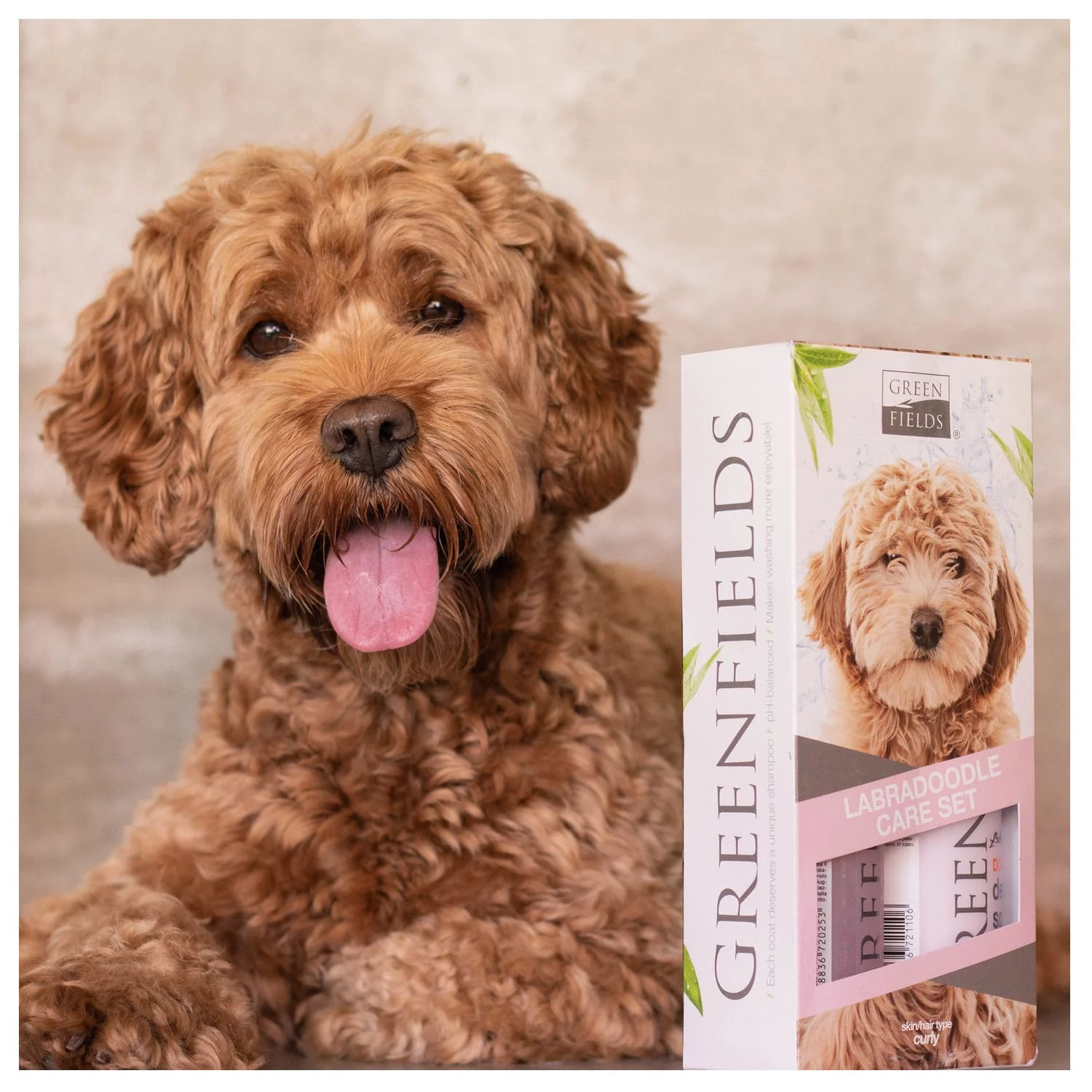 Greenfields Labradoodle Care Set - Hondenvachtverzorging - 2 X 250 Mm Roze - Afbeelding 8