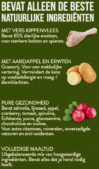 Pets Place Naturals Adult Graanvrij Kip&Aardappel - Hondenvoer - Afbeelding 2