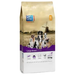 Carocroc Large Breed - Hondenvoer - Vlees Gevogelte Rijst 15 Kg