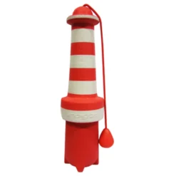 Rogz Lighthouse Floating - Hondenspeelgoed - 25 Cm Rood Wit