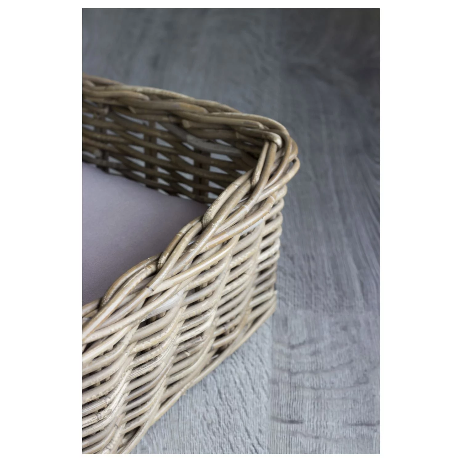 Happy-House Rieten Mand Recht Naturel - Hondenmand - Afbeelding 5