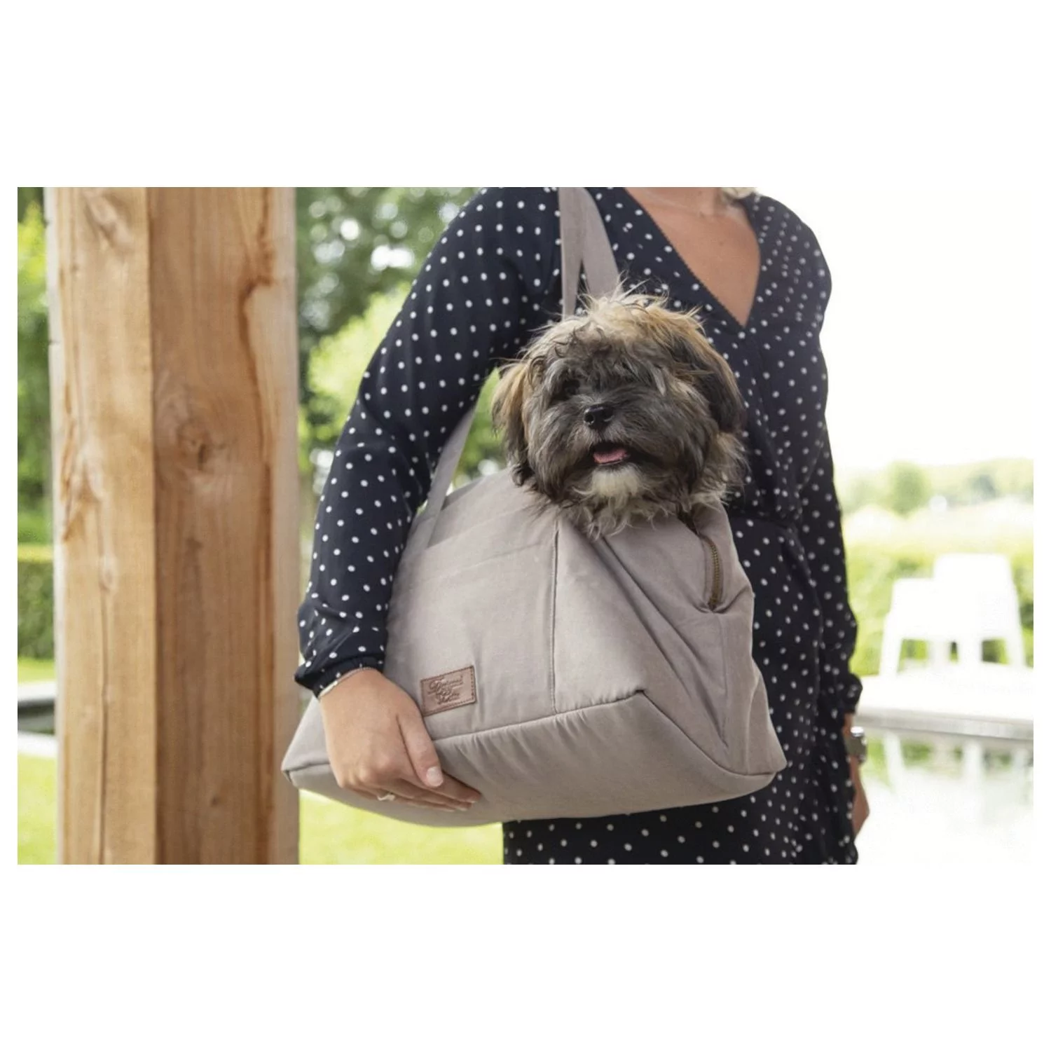 Designed By Lotte Draagtas Bundu - Kattenvervoersbox - 40x20x28 Cm Beige - Afbeelding 5