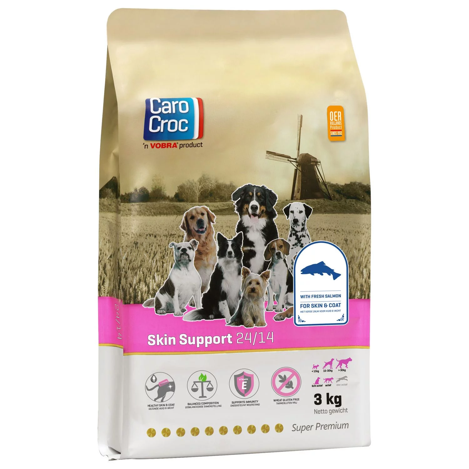 Carocroc Skin Support Gevogelte&Vis&Rijst - Hondenvoer