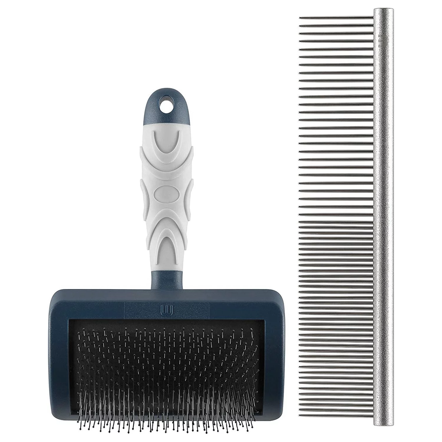 Mikki Doodle Grooming Kit - Hondenvachtborstel - Blauw Grijs - Afbeelding 2