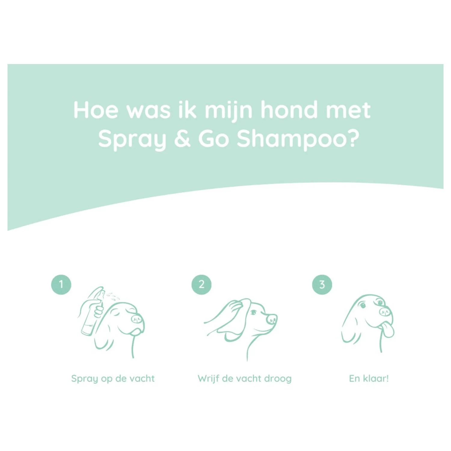 Greenfields Hondenshampoo Spray & Go - Hondenvachtverzorging - 250 Ml - Afbeelding 3