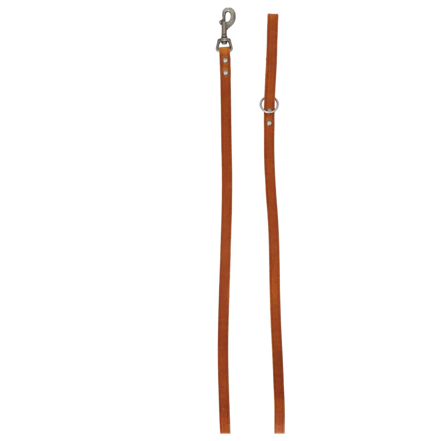 Adori Looplijn Vetleder Met Print - Hondenriem - 180x1.8 Cm Cognac M/L - Afbeelding 4