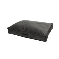 Wooff Matraskussen Uni Velours Antraciet - Hondenmatras