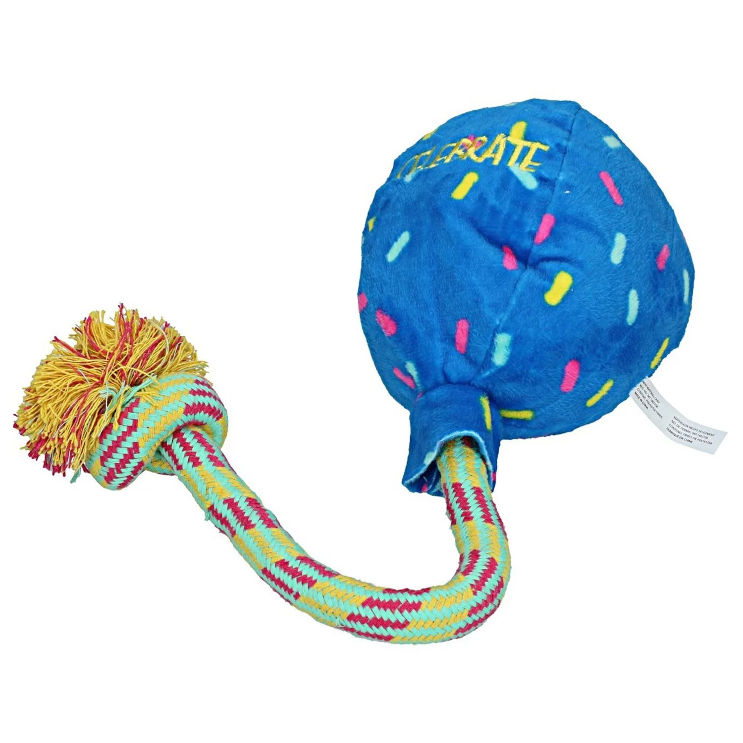 Kong Birthday Balloon - Hondenspeelgoed - Blauw Large - Afbeelding 3