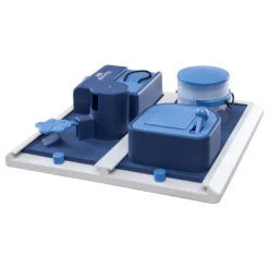 Trixie Dog Activity Poker Box 2 Strategiespel - Hondenspeelgoed - 31x31 Cm Donkerblauw Wit Lichtblauw 1 Stuk Level 3