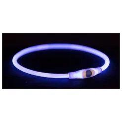 Trixie Usb Flash Lichtgevende Band Ø 8 Mm Blauw - Hondenveiligheidslampje