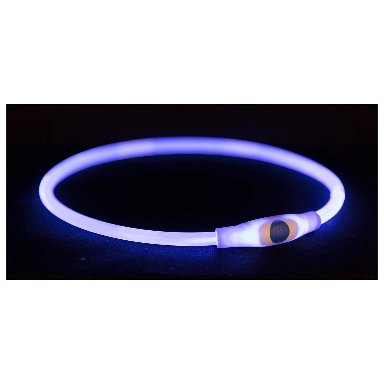 Trixie Usb Flash Lichtgevende Band Ø 8 Mm Blauw - Hondenveiligheidslampje