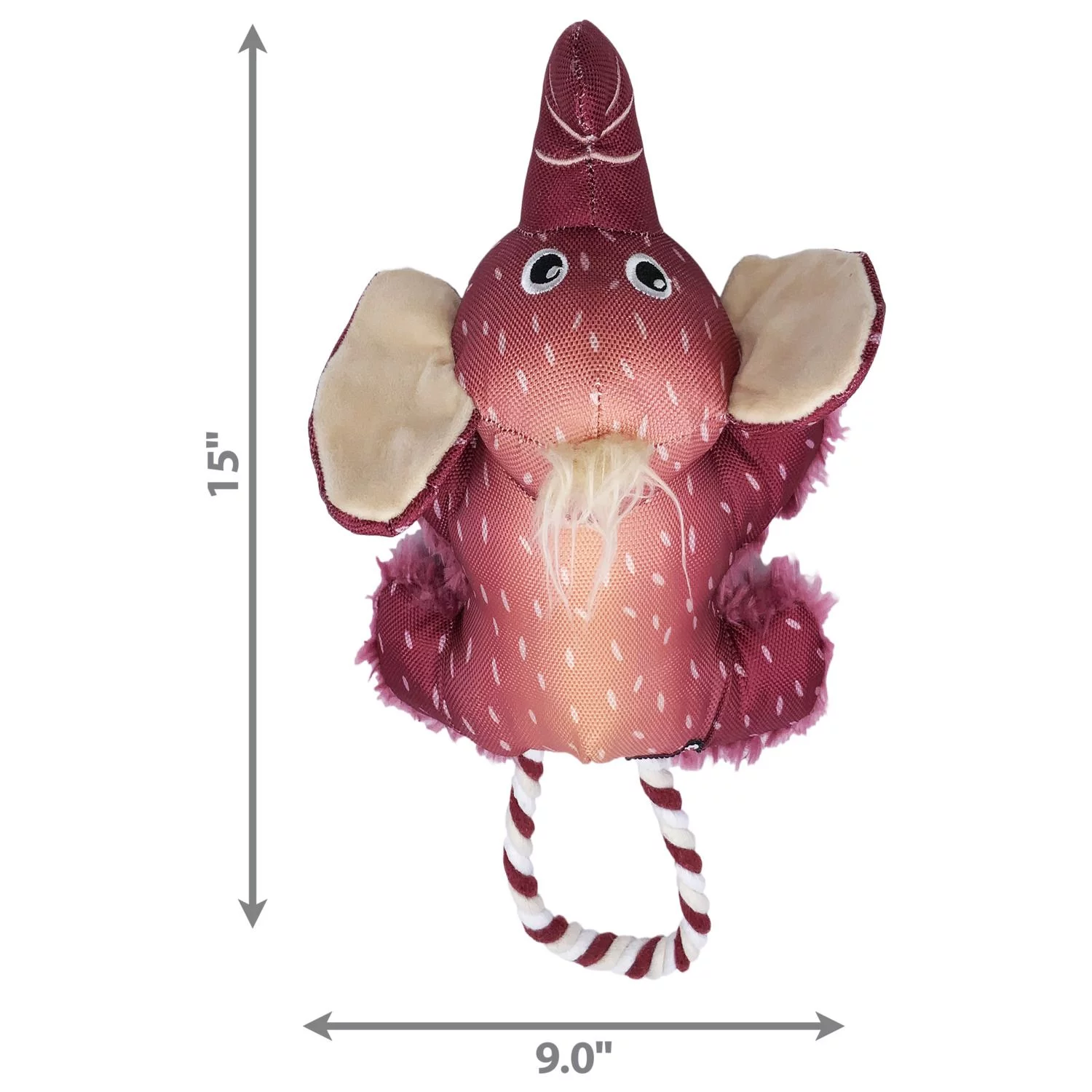 Kong Cozie Tuggz Elephant - Hondenspeelgoed - M/L - Afbeelding 2