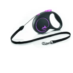 Flexi Black Design Koord S 5 M - Hondenriem