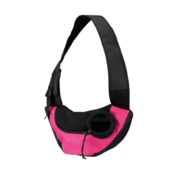 Trixie Buikdrager Sling - Hondendraagtas - 50x25x18 Cm Roze Zwart
