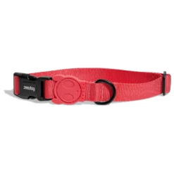 Zee.Dog Halsband Neon Coral Coral - Hondenhalsband