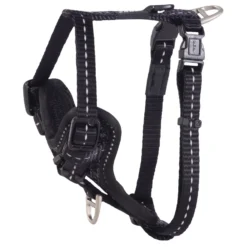Rogz Utility Control Tuig Zwart - Hondenharnas