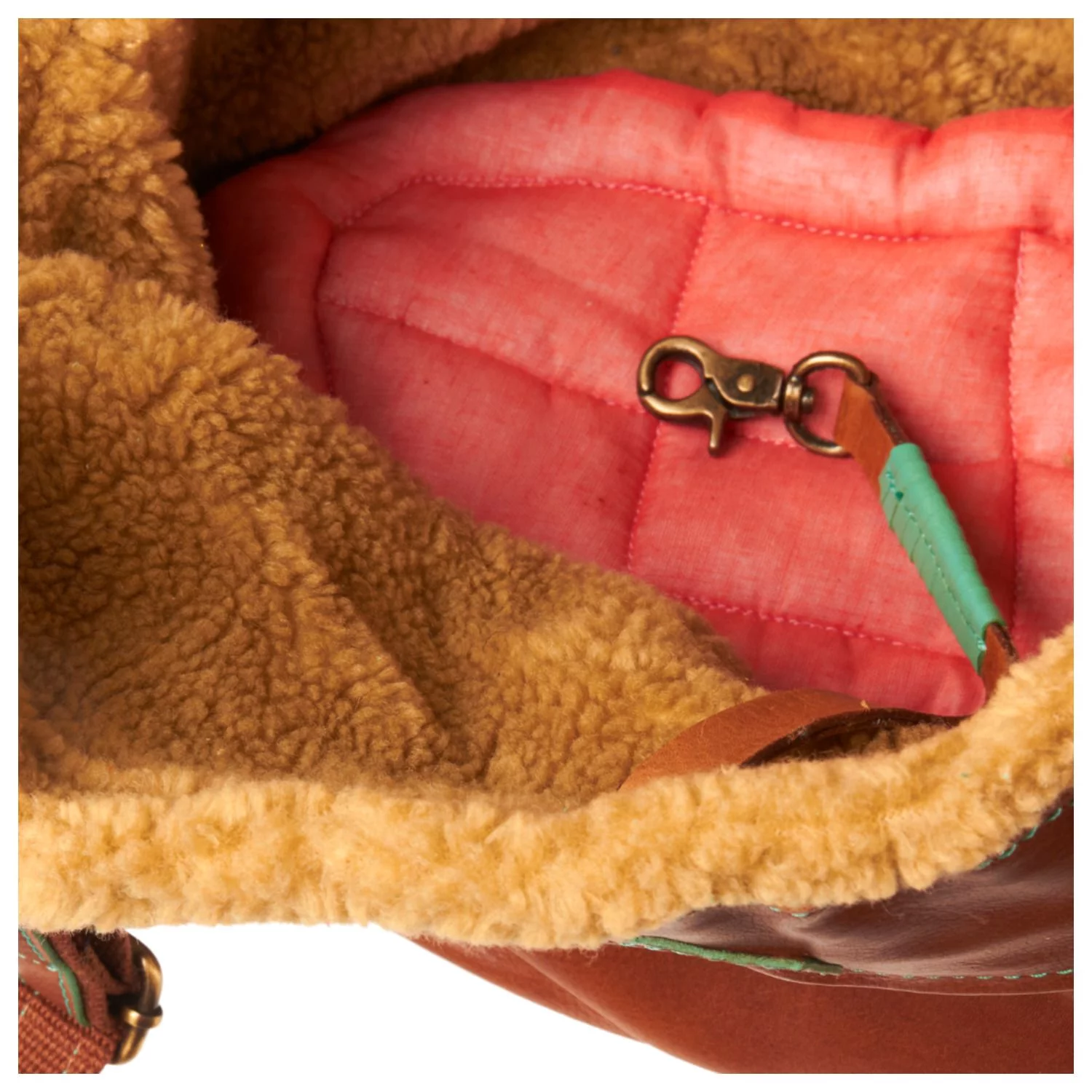 Dwam Hondentas Hipster Bag Blondie - Hondendraagtas - 32x20x27 Cm Bruin - Afbeelding 3