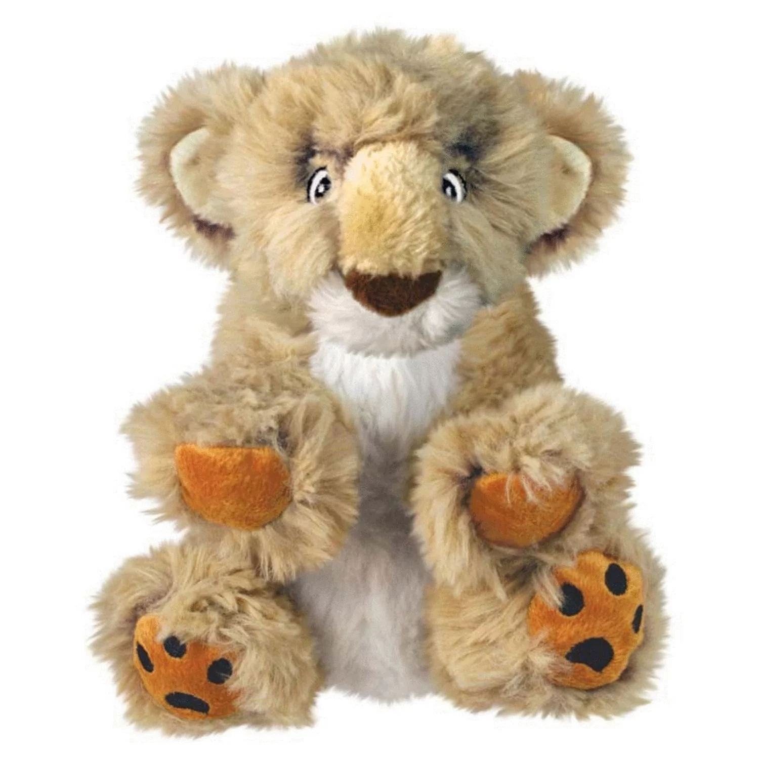 Kong Comfort Kiddos Lion - Hondenspeelgoed - Bruin Large