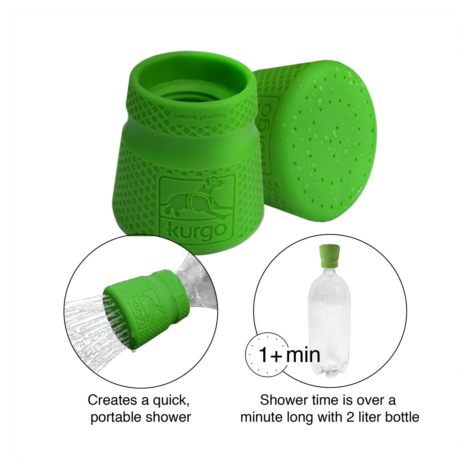 Kurgo Mud Dog Shower - Hondendouche - Groen - Afbeelding 2