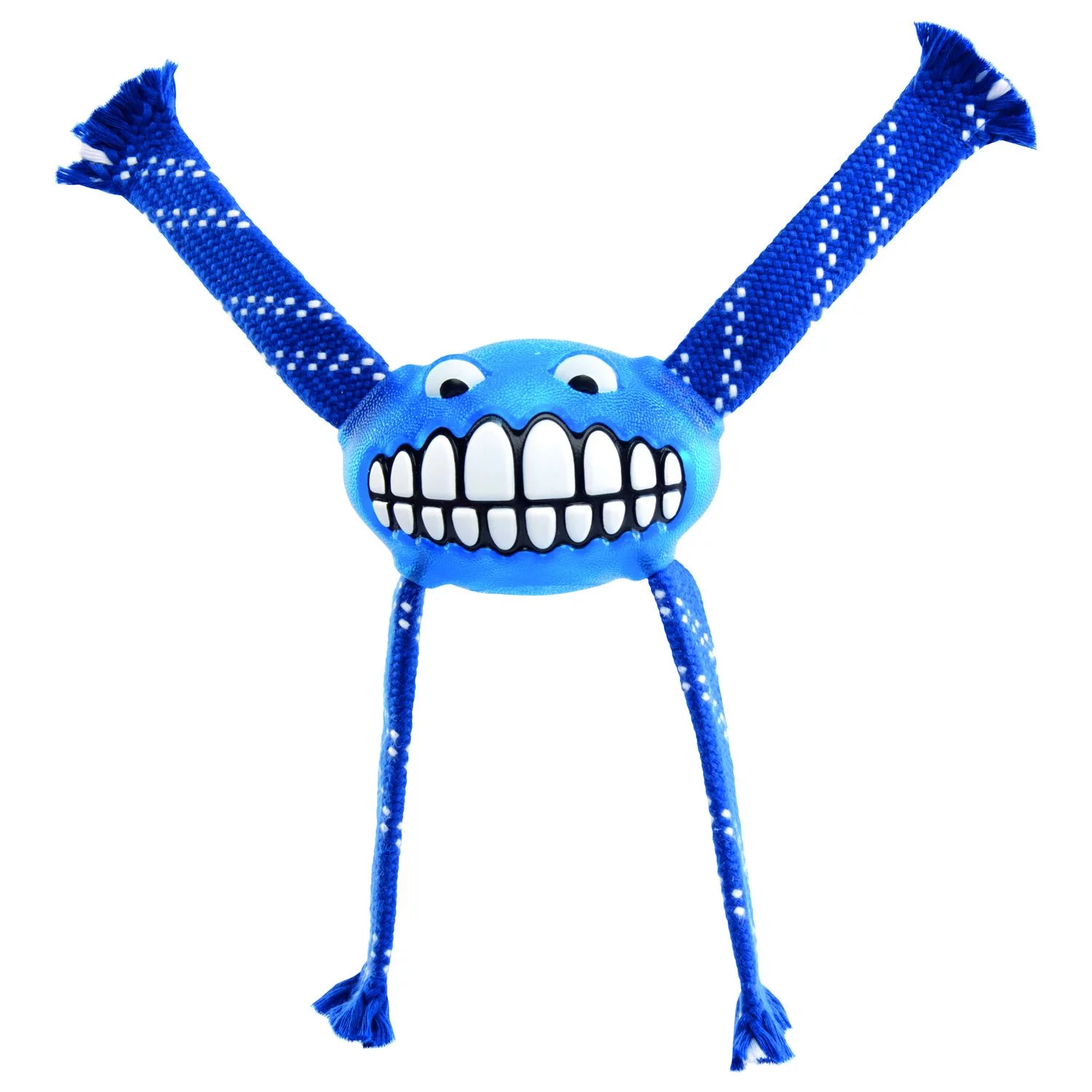 Rogz Grinz Flossy Blauw - Hondenspeelgoed