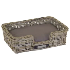 Happy-House Rieten Mand Recht Naturel - Hondenmand