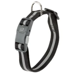 Adori Klikhalsband Reflex Zwart&Reflecterend - Hondenhalsband