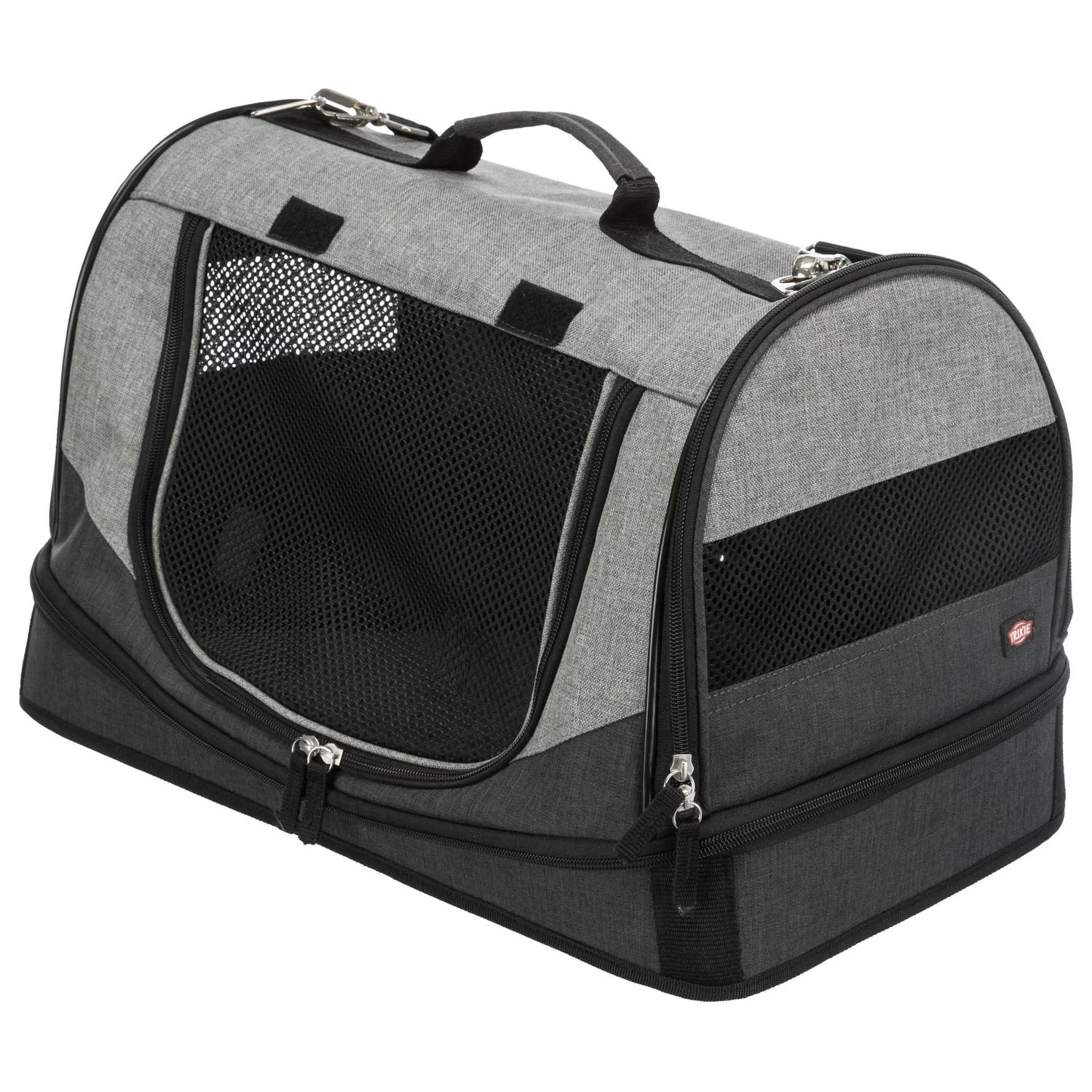 Trixie Hondentas Holly - Hondendraagtas - 30x30x50 Cm Zwart Grijs - Afbeelding 2