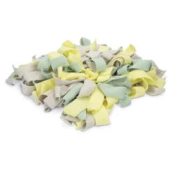 Beeztees Puppy Snuffelmat Sniffy - Hondenspeelgoed - 22x22x4 Cm Assorti Geel Groen