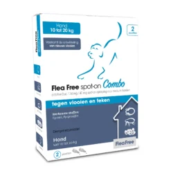 Flea Free Spot-On Combo Hond Medium - Anti Vlooien En Tekenmiddel