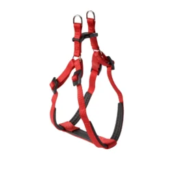 Adori Harnas Nylon Soft Rood&Zwart - Hondenharnas