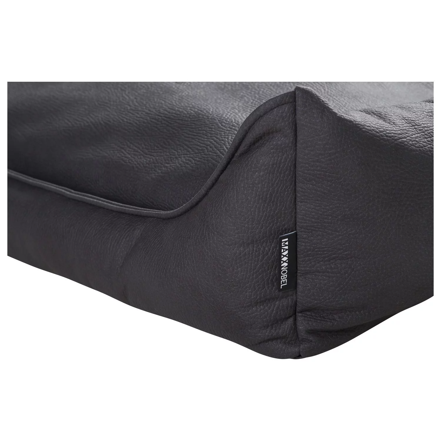 Maxxnobel Ultra Orthopedische Sofa Lederlook Zwart - Hondenbank - Afbeelding 3