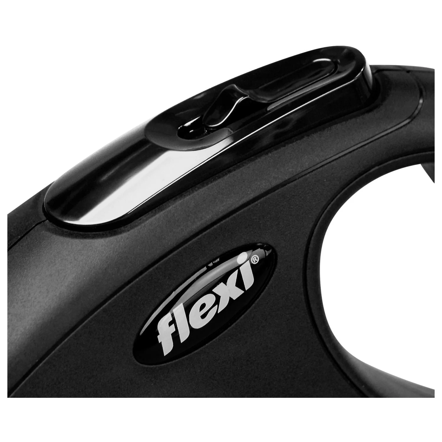 Flexi Rollijn Classic Koord M Zwart - Hondenriem - Afbeelding 2