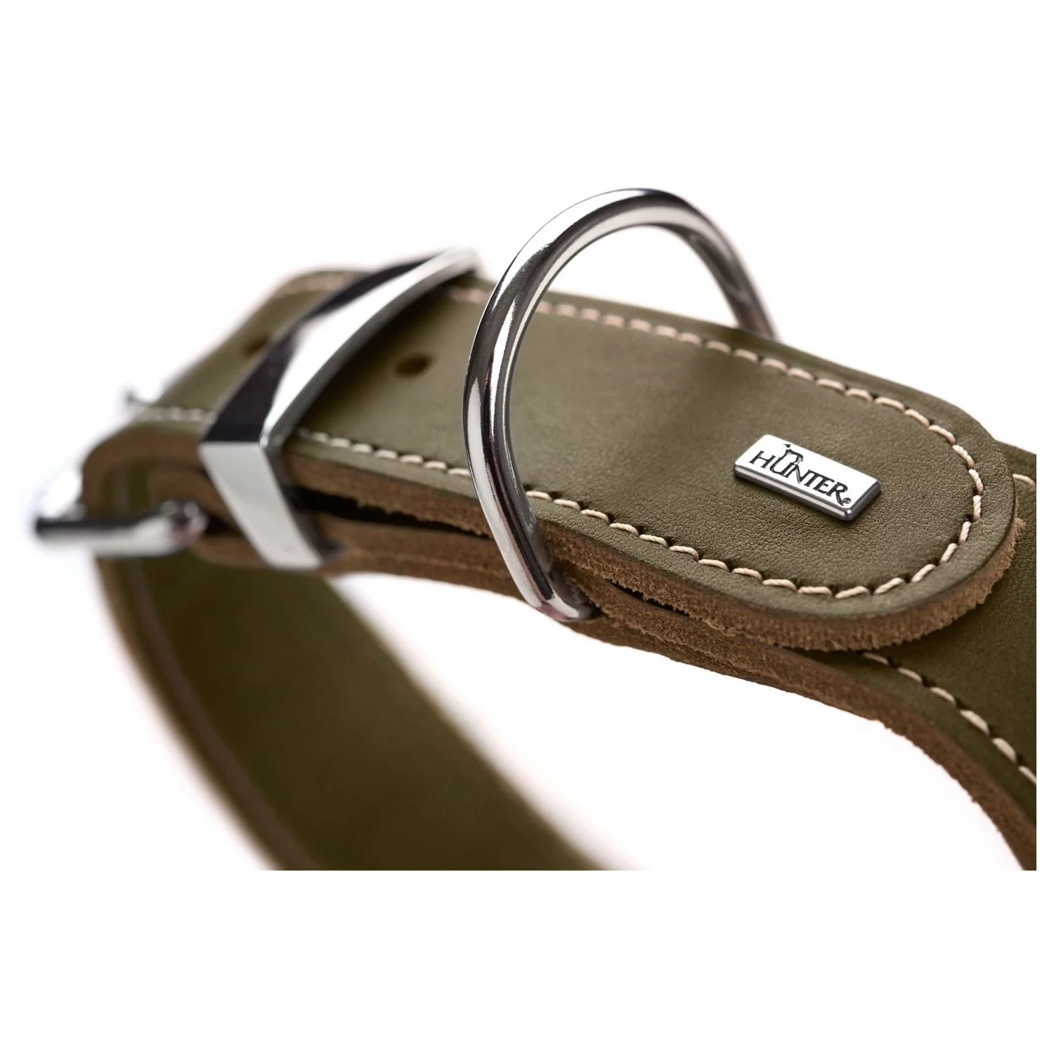 Hunter Halsband Aalborg Special Olijfgroen - Hondenhalsband - Afbeelding 3