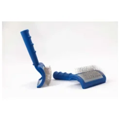 Jean Peau Slicker Blauw Lange Tand Grijs Bed - Hondenvachtborstel - Per Stuk