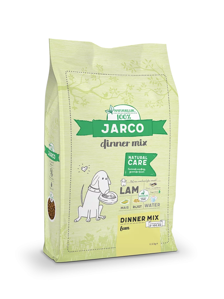 Jarco Dog Dinner Mix Natural Care - Hondenvoer - Lam 2.5 Kg