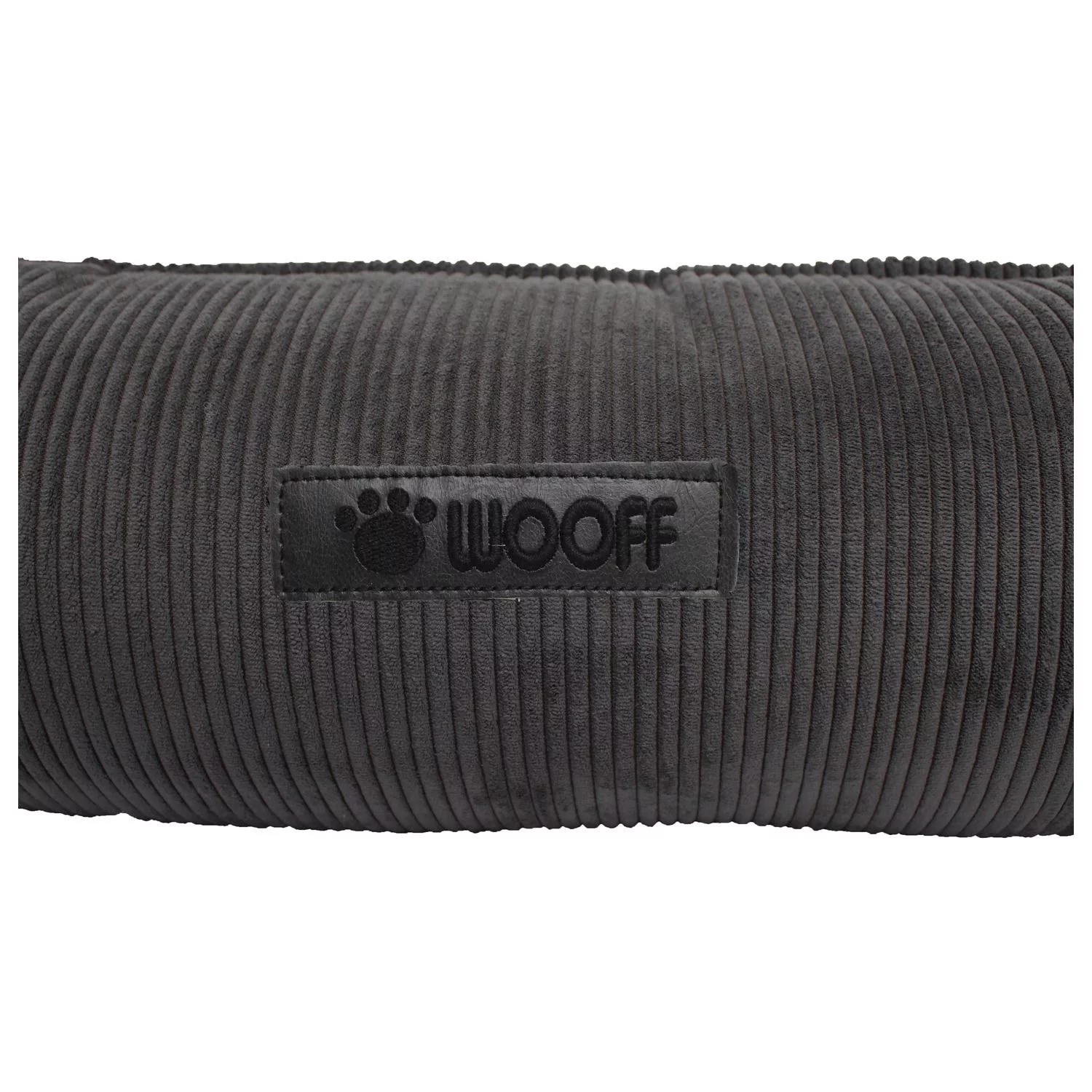 Wooff Cocoon Rib Velours Antraciet - Hondenmand - Afbeelding 6
